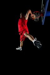 Image showing basketball player in action