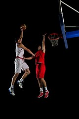 Image showing basketball player in action