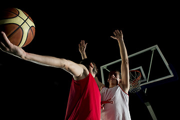 Image showing basketball player in action