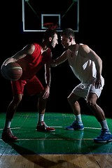 Image showing basketball player in action