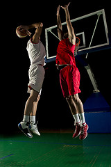 Image showing basketball player in action