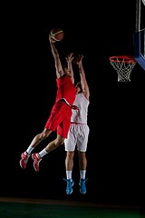 Image showing basketball player in action