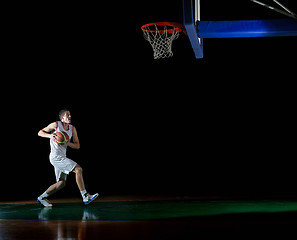 Image showing basketball player in action