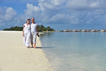 Image showing happy young couple have fun on summer