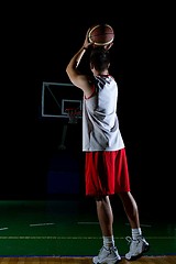 Image showing basketball player in action