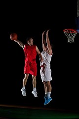 Image showing basketball player in action