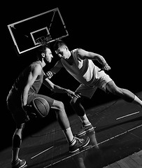 Image showing basketball player in action