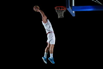 Image showing basketball player in action