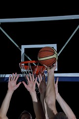 Image showing basketball player in action