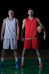 Image showing Basketball player portrait