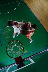 Image showing basketball player in action