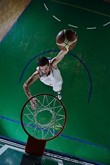 Image showing basketball player in action