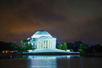 Image showing The Thomas Jefferson Memorial in Washington, DC