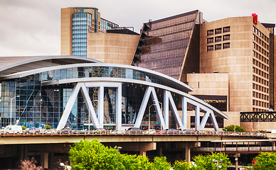 Image showing Philips Arena and CNN Center in Atlanta