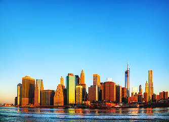 Image showing New York City cityscape panorama