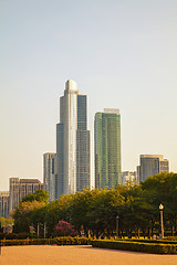 Image showing Downtown Chicago, IL on a sunny day