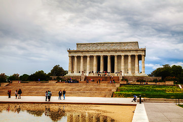 Image showing The Lincoln Memorial in Washington, DC in the morning