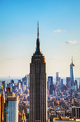 Image showing New York City cityscape with Empire State building