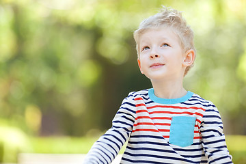 Image showing boy outdoors