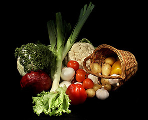 Image showing Fruit and vegetables