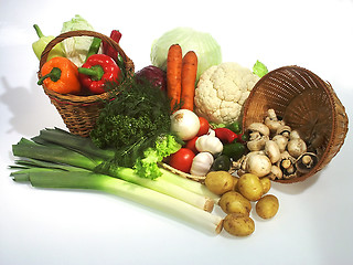 Image showing Fruit and vegetables