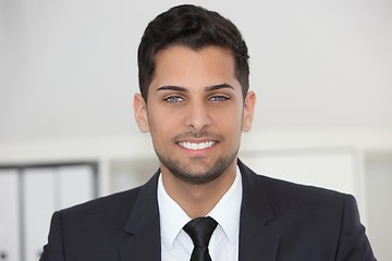 Image showing Smiling friendly businessman