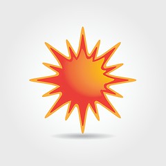 Image showing Sun symbol illustration