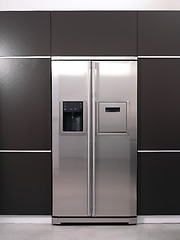 Image showing Modern refrigerator