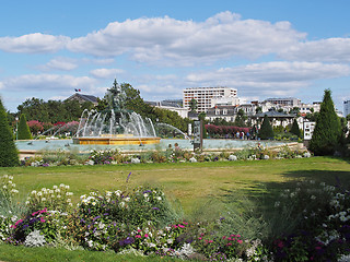 Image showing Angers, Mail garden, august 2013, France