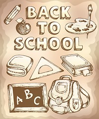 Image showing Back to school topic 4