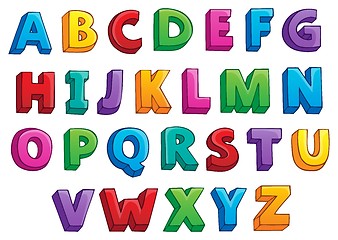 Image showing Image with alphabet theme 1