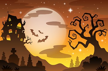 Image showing Halloween topic background 2