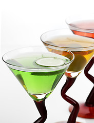 Image showing Glasses Of Cocktail