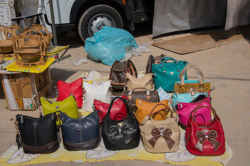 Image showing Pirate copied handbags