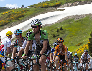 Image showing The Peloton in Pyrenees