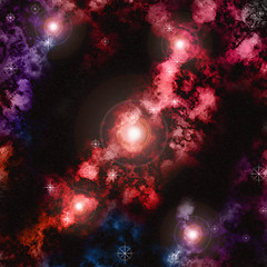 Image showing colorful nebula
