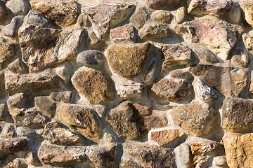 Image showing Background of stone wall texture