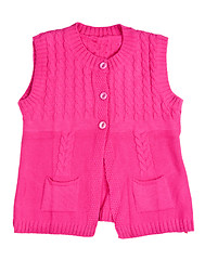 Image showing knitted red waistcoat