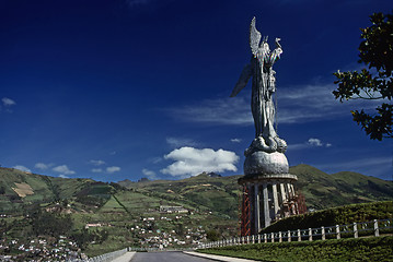 Image showing Panecillo Hill, Quito