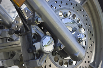 Image showing Brake device front-wheel motorcycle