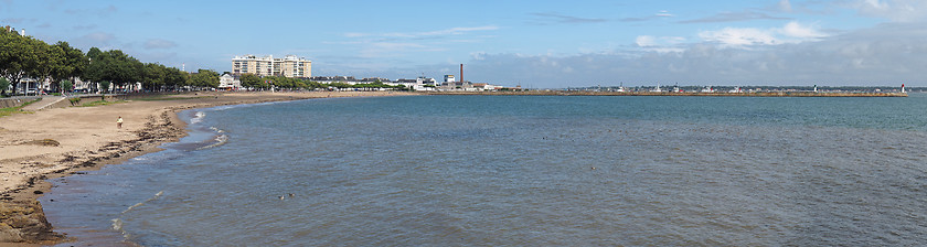 Image showing Saint Nazaire beach, august 2013, France