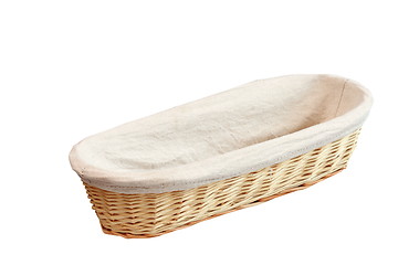 Image showing wood basket for bread