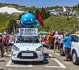 Image showing Alcatel One Touch Car in Pyrenees Mountains