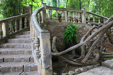 Image showing Ornamental stone bridge