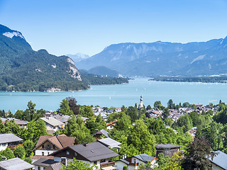 Image showing Austria Lake Wolfgangsee