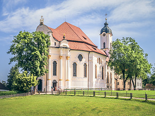 Image showing Wieskirche in Bavaria Germany