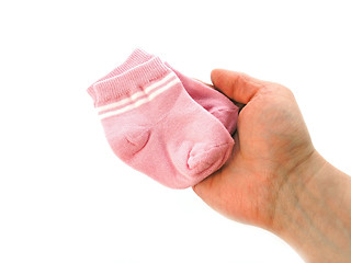 Image showing pink socks