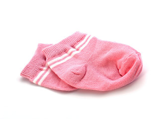 Image showing pink socks