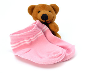 Image showing pink socks