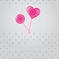 Image showing Lollipop candy, isolated against background